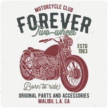 将图片加载到图库查看器，FOREVER TWO WHEEL Men's Bamboo Viscose/Organic Cotton Short Sleeve Graphic T-Shirt
