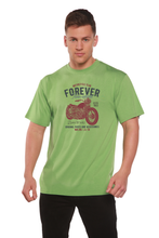 将图片加载到图库查看器，FOREVER TWO WHEEL Men's Bamboo Viscose/Organic Cotton Short Sleeve Graphic T-Shirt
