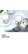 将图片加载到图库查看器，Fragrance Handmade Candle With Glass Candle Stick Pure Natural Soybean Wax With Plant Essential Oils Perfect for Bath Yoga Christmas Birthday Mother's Day Romantic Birthday Scented Candle Creative Soy Wax Hand Gift Candles
