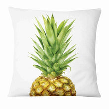 将图片加载到图库查看器，Fresh Green Leaves Digital Printed Pillowcase Home Pillow Decoration Tropical Green Leaves Throw Pillow Cover With Geometric Background Home Decorative Square Cushion Covers Cotton Linen Home Decor 45x45CM
