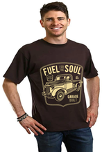 Load image into Gallery viewer, Fuel For The Soul Men's Bamboo Viscose/Organic Cotton Short Sleeve Graphic T-Shirt
