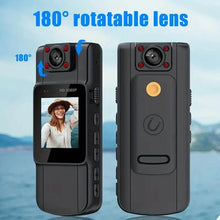 Load image into Gallery viewer, Full 1080P Police Body Camera With Clip
