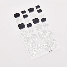 Load image into Gallery viewer, Full Beauty Loveliness Designed Manicure Valentines Nail Art Designer Nail Decals Kids Nails Art Decoration Nail Sticker Set French Tip Guides Stickers French Nail Stickers Form Fringe Guides for Decoration Stencil Tools
