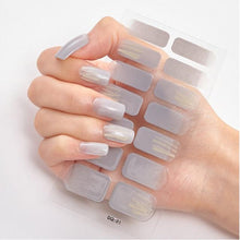 将图片加载到图库查看器，Full Cover Nail Stickers Designer Nail Decals Fashion Five Sorts of Nail Stickers  Nail Sticker set Nail Decoration Nail Strips 3D Nail Art Stickers Decal Slider Template Diy Nail Tool Decorations Nail Art Design Self Adhesive Luxury Designer Nail Sticker
