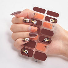 将图片加载到图库查看器，Full Cover Nail Stickers Designer Nail Decals Fashion Five Sorts of Nail Stickers  Nail Sticker set Nail Decoration Nail Strips 3D Nail Art Stickers Decal Slider Template Diy Nail Tool Decorations Nail Art Design Self Adhesive Luxury Designer Nail Sticker
