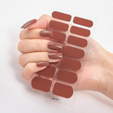 将图片加载到图库查看器，Full Cover Nail Stickers Designer Nail Decals Fashion Five Sorts of Nail Stickers  Nail Sticker set Nail Decoration Nail Strips 3D Nail Art Stickers Decal Slider Template Diy Nail Tool Decorations Nail Art Design Self Adhesive Luxury Designer Nail Sticker
