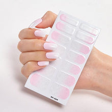 将图片加载到图库查看器，Full Cover Nail Stickers Nail Polish Nail Decoration Nails Sticker Designer Self Adhesive Nail Sticker Creative Nail Art Sticker Sticker Nail Decorations Accessories Metal Curve Stripe Lines Design Letter Nail Sticker Adhesive Decoration Template
