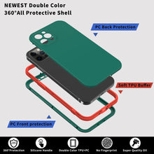 Load image into Gallery viewer, Full Cover Protective Phone Case For iPhone 12 Mini 11 Pro XS Max X XR 6 7 8 Plus Soft Silicone Shockproof Cover Full Body  Anti-Shock Protection Drop Protection Silicone iphone Cover
