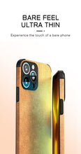 Load image into Gallery viewer, Full Leather Case For iPhone Leather Super Slim Leather Wrapped Phone Case For iPhone 13 11 12 Pro Max Mini X XR XS Max Elegant Purple Soft  Silicone Shockproof Cover
