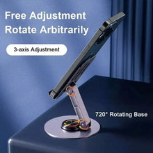 Load image into Gallery viewer, Full Metal 360-Degree Rotating Stress-Relieving Phone and Tablet Universal Stand

