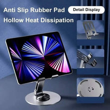 Load image into Gallery viewer, Full Metal 360-Degree Rotating Stress-Relieving Phone and Tablet Universal Stand
