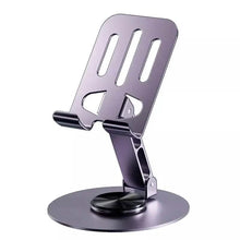 Load image into Gallery viewer, Full Metal 360-Degree Rotating Stress-Relieving Phone and Tablet Universal Stand
