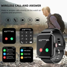 将图片加载到图库查看器，Full Touch Screen Smart Watch with Activity Tracker, Call &amp; Message Functions, Pedometer &amp; More
