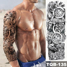 Load image into Gallery viewer, Full Women Man Realistic Waterproof Temporary Tattoo Tiger Stickers Luxury Big Design For Arm Thigh

