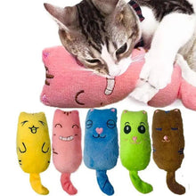 将图片加载到图库查看器，Funny Colorful Teeth Grinding Catnip Toys Cute Kitten Chewing Toy Stuffed Toys For Pets Soft Cat Toys
