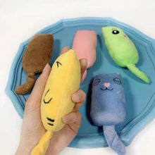 将图片加载到图库查看器，Funny Colorful Teeth Grinding Catnip Toys Cute Kitten Chewing Toy Stuffed Toys For Pets Soft Cat Toys
