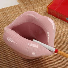 Load image into Gallery viewer, Funny Creative Ceramic Cartoon Lips Ashtray Gift for Home - Trendy Mouth  Mini Ashtray for Boyfriend
