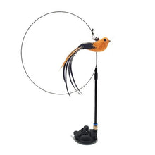 Load image into Gallery viewer, Funny Feather Bird with Bell Cat Stick Toy for Kitten Playing Teaser Wand Toy Cat Supplies Interactive Wiggle Moving Cat Kicker Toy with Plush Interactive Cat Toys Fun Toy For Cat Exercise
