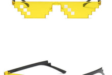 Load image into Gallery viewer, Funny Mosaic Sunglasses For Women New Elegant Vintage Small Frame Glasses For Lady New Retro Shape Metal Design Sunglasses, Men Women Glass 8 Bit Pixel Mosaic Glasses Photo Props Unisex Sunglass

