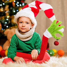 Load image into Gallery viewer, Furry Green Monster Elf Arms Hand for Christmas Tree Ornaments
