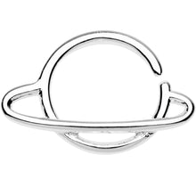 Load image into Gallery viewer, 16G 3/8 Saturn Planet Septum Ring
