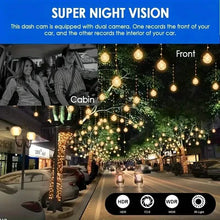 将图片加载到图库查看器，G Sensor HD Night Vision Loop Recording Wide Angle Car DVR
