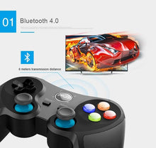 将图片加载到图库查看器，Gamepad Wireless Bluetooth Mobile Game Controller Joystick For Phone Android iOS PC Mobile Game Controller, Wireless Bluetooth Gamepad Joystick Multimedia Game Controller Compatible with Android Perfect for The Most Games
