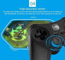将图片加载到图库查看器，Gamepad Wireless Bluetooth Mobile Game Controller Joystick For Phone Android iOS PC Mobile Game Controller, Wireless Bluetooth Gamepad Joystick Multimedia Game Controller Compatible with Android Perfect for The Most Games
