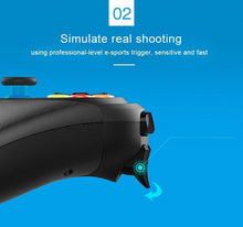 将图片加载到图库查看器，Gamepad Wireless Bluetooth Mobile Game Controller Joystick For Phone Android iOS PC Mobile Game Controller, Wireless Bluetooth Gamepad Joystick Multimedia Game Controller Compatible with Android Perfect for The Most Games
