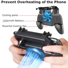 Load image into Gallery viewer, Gaming Grip with Portable Charger Cooling Fan

