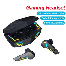 Load image into Gallery viewer, Gaming Headsets Wireless Earphones Low Latency Bluetooth Headphone Sports Noise Cancelling Earbuds With Mic Sports Headphones Wireless Bluetooth Headphones With Microphone 5H Playtime Wireless Running Earbuds
