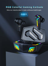 Load image into Gallery viewer, Gaming Headsets Wireless Earphones Low Latency Bluetooth Headphone Sports Noise Cancelling Earbuds With Mic Sports Headphones Wireless Bluetooth Headphones With Microphone 5H Playtime Wireless Running Earbuds
