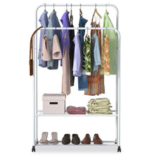 Load image into Gallery viewer, Garment Hanging Rack Clothing Organizer
