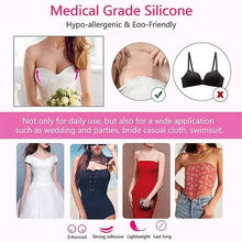 将图片加载到图库查看器，Gel Bras Strapless Full Coverage Solid Color Micro-elastic Breathable Invisible
