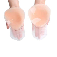 将图片加载到图库查看器，Gel Bras Strapless Full Coverage Solid Color Micro-elastic Breathable Invisible
