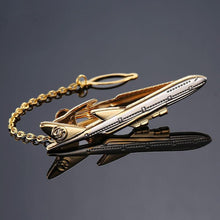 将图片加载到图库查看器，Gentlemen Fashion Men Tie Clip Classy Necktie Tie Bar Tie Clip For Men's Skinny Necktie Tie Clip Gift For Husband Dolphin Ship Wedding Tie Men Jewelry Romantic Necktie Bar Clips Groomsmen Grooms Business Formal Necktie Clips
