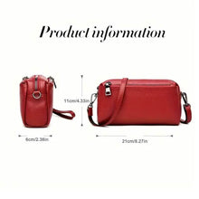 Load image into Gallery viewer, Genuine Leather Crossbody Bag Shoulder Small Square Bag
