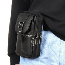 Load image into Gallery viewer, Genuine Leather Multifunctional Cell Phone Bag
