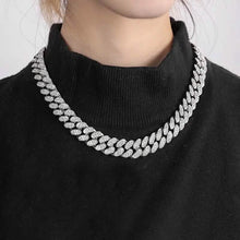 Load image into Gallery viewer, Geometric Bling Hip-Hop Cuban Chain Neckiace
