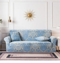 将图片加载到图库查看器，Geometric Sofa Covers Stretch Plaid Sofa Slipcovers for Living Room Elastic Sofa Cover Couch Armchair Cover Towel 1 2 3 4 Seater Slipcover For Sofas Loveseat Armchair Living Room Universal Furniture
