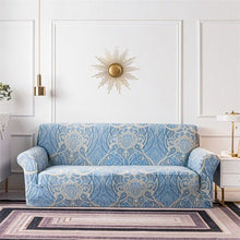 将图片加载到图库查看器，Geometric Sofa Covers Stretch Plaid Sofa Slipcovers for Living Room Elastic Sofa Cover Couch Armchair Cover Towel 1 2 3 4 Seater Slipcover For Sofas Loveseat Armchair Living Room Universal Furniture
