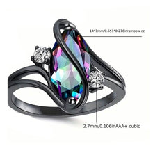 Load image into Gallery viewer, Geometric Zircon Women's Ring
