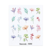 Load image into Gallery viewer, Geometry Line Stripe Nail Sticker Floral Butterfly Design Water Decals Slider Wraps Decoration Nail Art Accessories Water Transfer Nail Decals Sticker For Pretty Girl Self-Adhesive Nail Decals Designer Nail Stickers for Acrylic Decal Decoration
