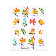 Load image into Gallery viewer, Geometry Line Stripe Nail Sticker Floral Butterfly Design Water Decals Slider Wraps Decoration Nail Art Accessories Water Transfer Nail Decals Sticker For Pretty Girl Self-Adhesive Nail Decals Designer Nail Stickers for Acrylic Decal Decoration
