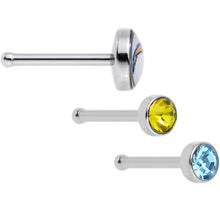 将图片加载到图库查看器，20G Licensed NFL San Diego Chargers Logo Nose Bone 3 Pack Set

