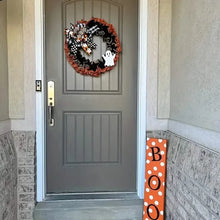 将图片加载到图库查看器，Ghost Halloween Wreath Front Door Décor
