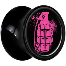 将图片加载到图库查看器，Black Acrylic Pink Grenade Saddle Plug Set 1/2

