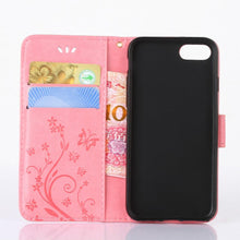 Load image into Gallery viewer, Girls Flip Wallet Case For iPhone 13 12 Mini Stand Leather Back Cover Cute Wallet Design PU Leather Phone Case For iPhone
