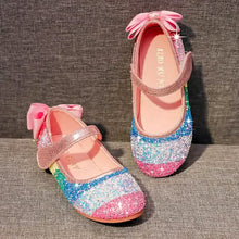 Load image into Gallery viewer, Girls' Glitters PU Sequined Jeweled Flat Shoes
