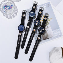 将图片加载到图库查看器，Girls Small Elegant Wrist Watch Women Fashion Nylon Strap Dress Quartz Watch Simple Wild Girlfriends Couple Watch Analog Quartz Watches With Nylon Strap Nylon Band Wristwatch
